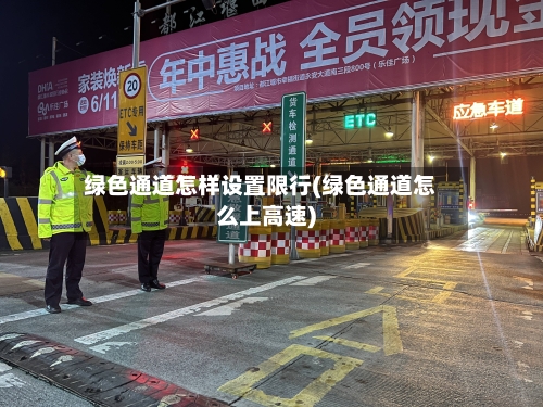 绿色通道怎样设置限行(绿色通道怎么上高速)-第3张图片